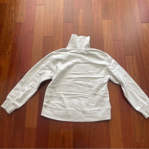 Zara Pale Grey Turtleneck Sweatshirt - Picture 7 of 7